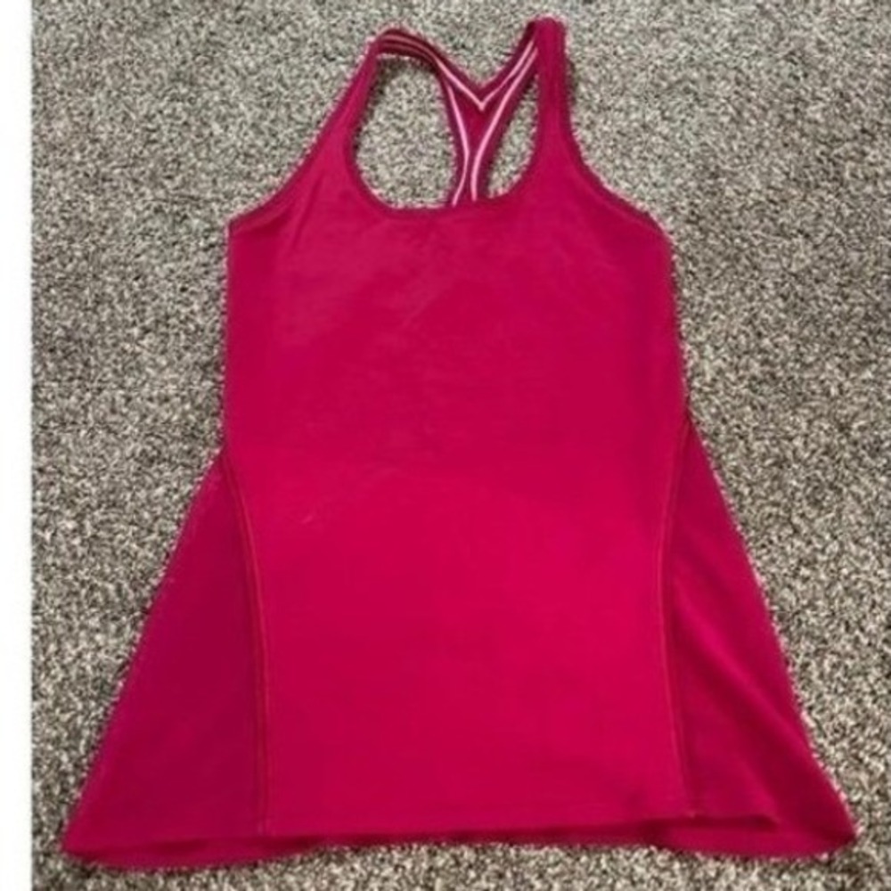 Lululemon Tank Top Raspberry Pink Racerback Athletic Womens